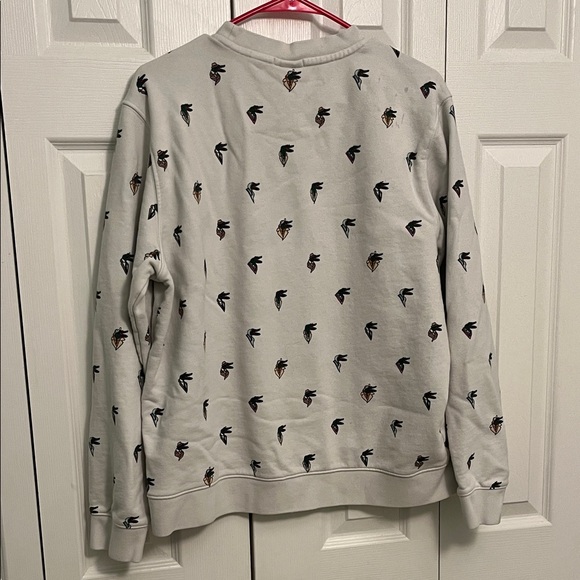 Lacoste Men's White Patterned Sweater - Picture 8 of 10